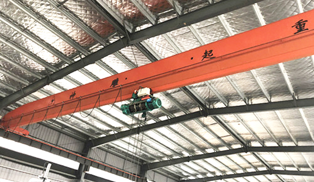 塑膠模具廠(chǎng)案例:LDA型電動(dòng)單梁橋式起重機(jī)_安徽宏利塑膠制品有限公司